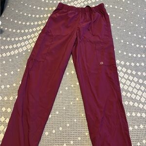 maroon scrubs pant